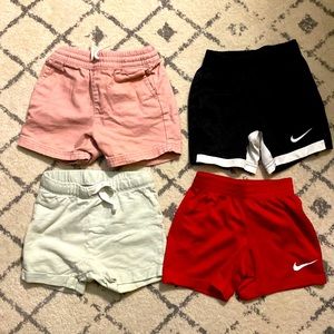 Bundle boys shorts, 2 pairs Nike dri-fit, old navy and little & co